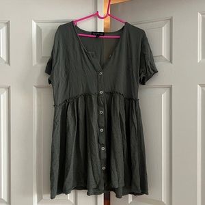 Derek heart | short green dress or long shirt